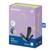 Satisfyer Top Secret Wearable Vibrator in Black Black Panty Vibrators